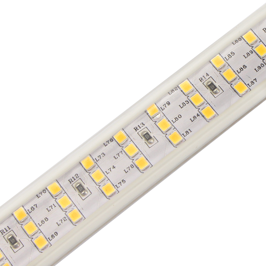 LED Strip 220 V 220V Three Row 276Leds/m SMD 2835 Waterproof IP67 LED Rope Lights Warm White Decoration Outdoor Garden Lamp Tape