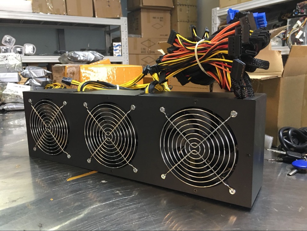 Lapsaipc 2600W Switching Power Supply New and original Mining machine Miner 94% High Efficiency supports 8-12 GPU 180V to 240V