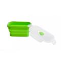 Fashion Collapsible Silicone Lunch Containers Folding Boxes
