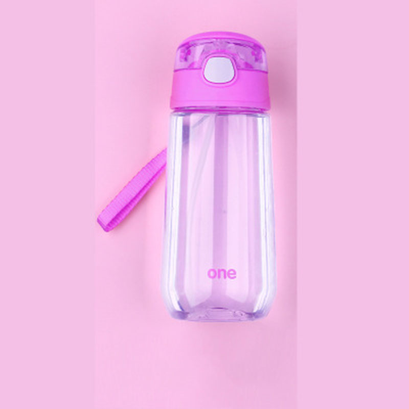 500ML Baby Kids Children Portable Feeding Drinking Water Bottle Cup With Straw