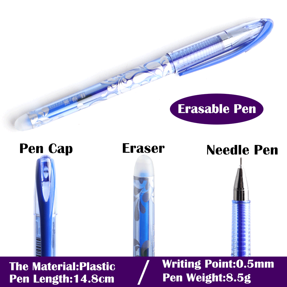 8/16 PCS kawaii Erasable Pen Suitable Refills Colorful 8 Color Creative Drawing Tools Cute Gel Pen Sets School Office Stationery