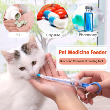 Dog Accessories Pet Cat Puppy Rabbit Pills Dispenser Feeding Kit Given Medicine Control Rod Home Universal Pet Tube Pet Feeder