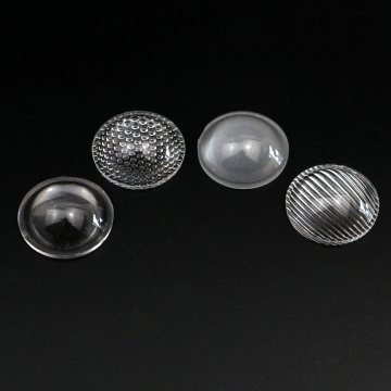 Diameter 23mm Bead Smooth Frosted Stripe Surface Optical PMMA Plano Convex Lens Acrylic LED Flashlight Torch Lenses Reflector