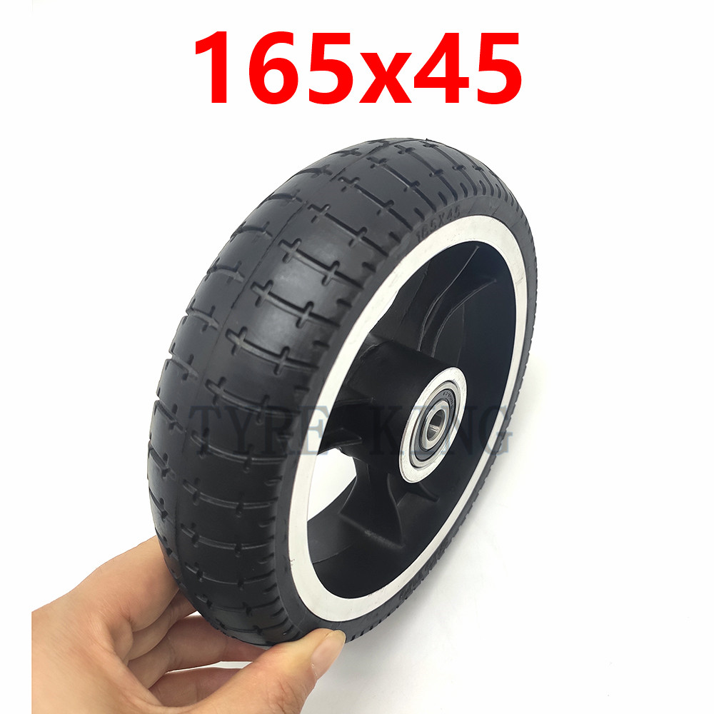 6.5 Inch 165x45 Solid Tire Non Pneumatic Explosion-proof Tyre Wheels for Hoverboard Self Balancing Electric Scooter Spare Parts