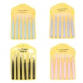 6pcs ESD Anti-Static Stainless Steel Tweezers Set Maintenance Repair Tool Kit Anti Static Model Making Tool Hand Tool Set