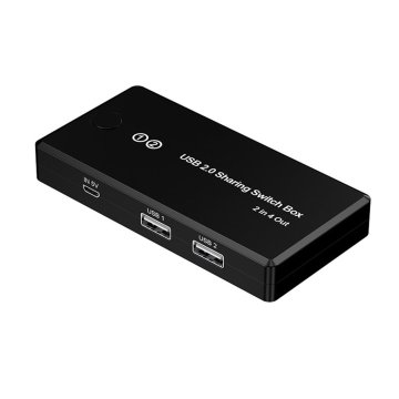 USB KVM Switch USB 3.0 2.0 Switcher for Keyboard Mouse Printer Monitor 2 PCs Sharing 4 Devices USB Switch