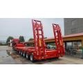 Extendable 3 Axles 60t Low Bed Semi Trailer