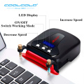 COOLCOLD K36 Laptop cooling pad Laptop cooler Notebook accessories Heat Dissipation Radiator Cooling LED Temperature Display Fan