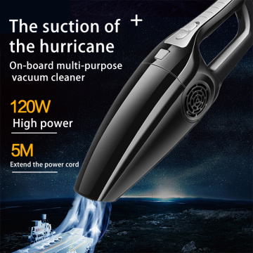 120W 3600mbar Car Vacuum Cleaner High Suction For Car Wet And Dry dual-use Vacuum Cleaner Handheld 12V Mini Car Vacuum Cleaner