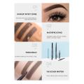 FOCALLURE Eyebrow Pencil 3 In 1 Auto Waterproof For Eyebrows Cosmetics Eyebrow Marker Enhancer Brown Tattoo Pen Maquiagem