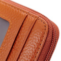 Genuine Leather ID credit Card Holder Wallet Women Rfid Blocking Card Protection Bank Cardholder for Card Case Pocket travel