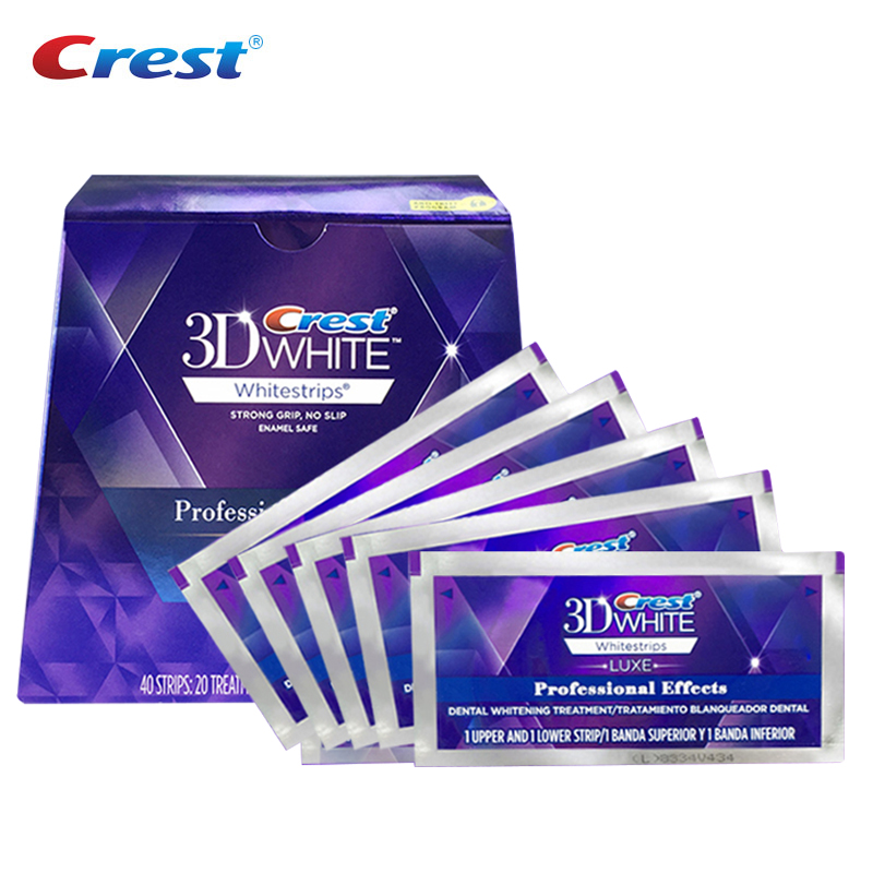 Genuine 3D White Strips Luxe Professional Effects Oral Hygiene Care Tooth Whiter Bleaching Teeth Whitening Strips