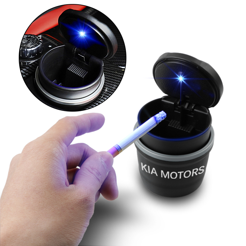 1Pcs Car Styling Multifunction Car Portable Storage Ashtray Blu-Ray For BMW Audi Skoda Mitsubishi Peugeot Citroen Suzuki Mazda