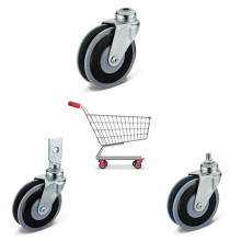Top hole elevator cart caster high load capacity