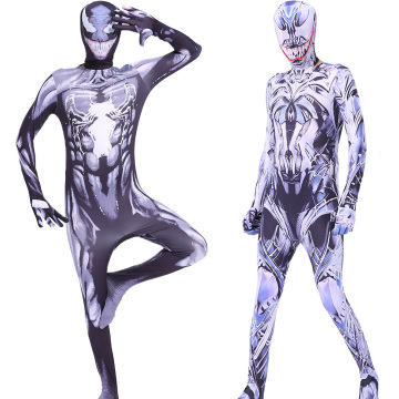 Halloween Kids Venom Costume with mask Boys cosplay Superhero Venom Costumes suit Jumpsuit Bodysuit Costume for Adult Children