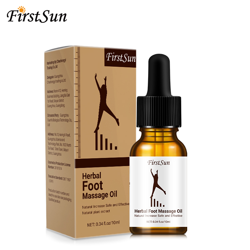 New Herbal Increase Height Essential Oil Grow Taller Increase Height Foot Massage Oil Health Care Products Promot Bone Growth