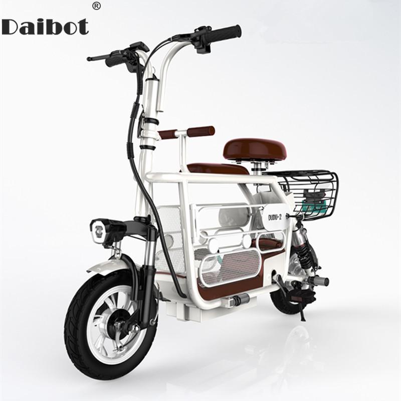 12 Inch Electric Scooter For Children Adults 2 Wheels Electric Bicycles 400W 10AH/15AH/20AH Folding Electric Bike