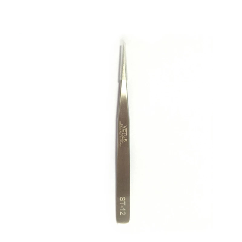 VETUS 100% Genuine Professional Eyelashes Extension Tools ST Series Ultra Precision Stainless Steel Tweezers Makeup Tool