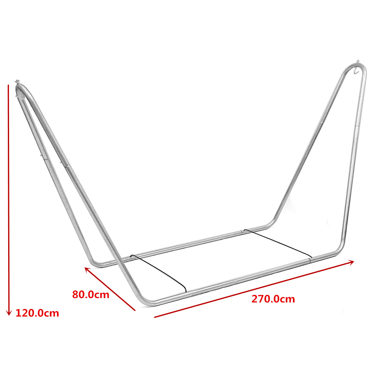 Garden Hammock Chair Stand Portable Travel Camping Hanging Hammock Swing Chair Metal Frame Stand Only for Camping furniture