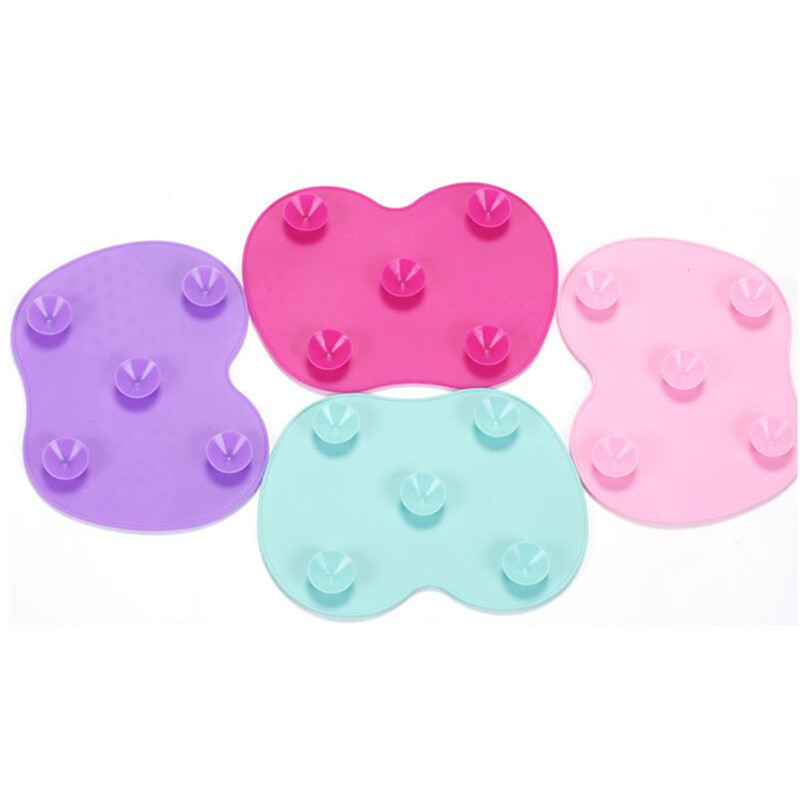 Silicone Makeup Brush Cleaner Mat Washing Tools Cosmetic Make up Eyebrow Brushes Cleaning Pad Scrubber Board Makeup Cleaner Tool