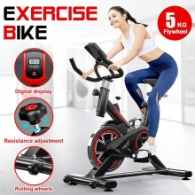 Exercise Bike with LCD monitor Home Ultra-quiet Indoor Cycling Weight Loss Machine Fitness Gym Cardio Bicycle Fitness Equipment