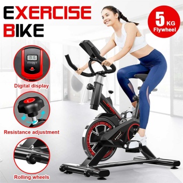 Exercise Bike with LCD monitor Home Ultra-quiet Indoor Cycling Weight Loss Machine Fitness Gym Cardio Bicycle Fitness Equipment