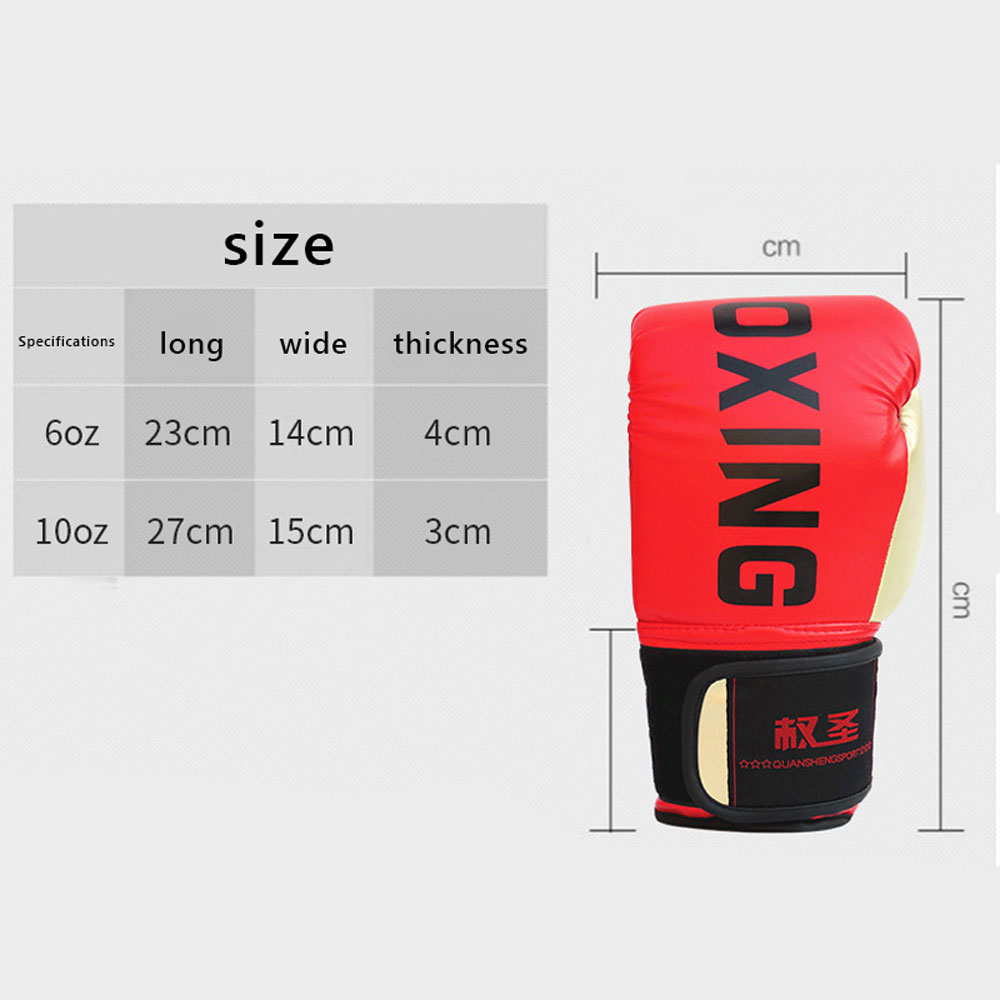 FDBRO mma gloves Protect Resistant 6oz/10oz Adult Children Sanda Taekwondo Boxing Fighting Gloves Hand Finger Boxing Gloves