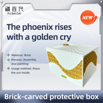 Symbolic Phoenix Carving Ashes Box for Auspicious Meaning