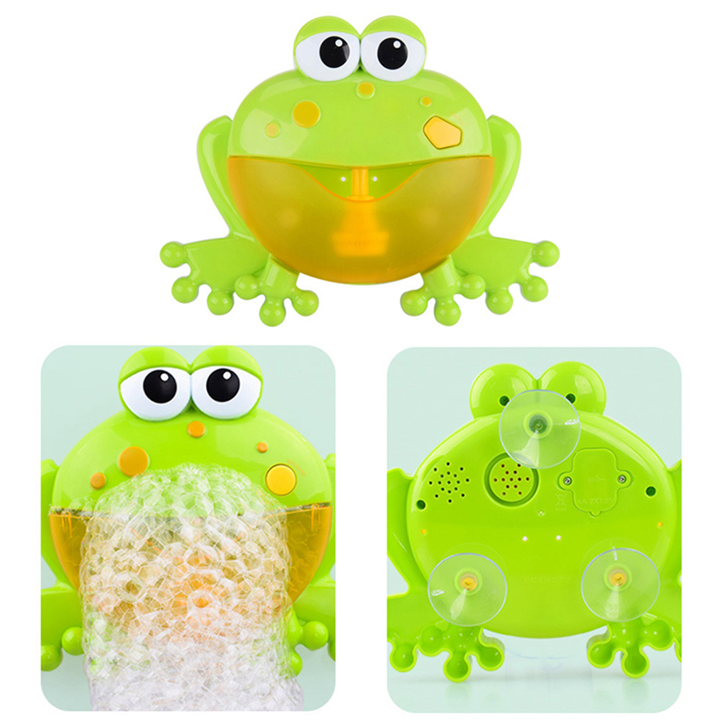 Bubble Maker for Bath Tub Music Bath Toy Crab Frog for Toddler Baby Kid