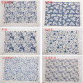 23pcs Pottery ceramic glaze blue and white decals high temperature paper pottery transfer paper DIY painted pottery tools