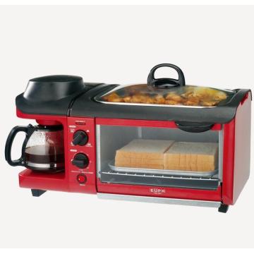 3 in 1 Breakfast Maker Bread Toaster Meat Baking Grill/Fried Egg/ Coffee Roaster Electric Oven Toaster oven breakfast machine