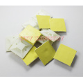 freeshipping 20mmx20mm 25x25 30x30 Self Adhesive Cable Tie Mount Base Holders yellow color