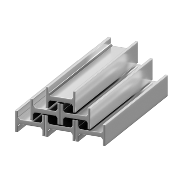 I shaped aluminum profiles