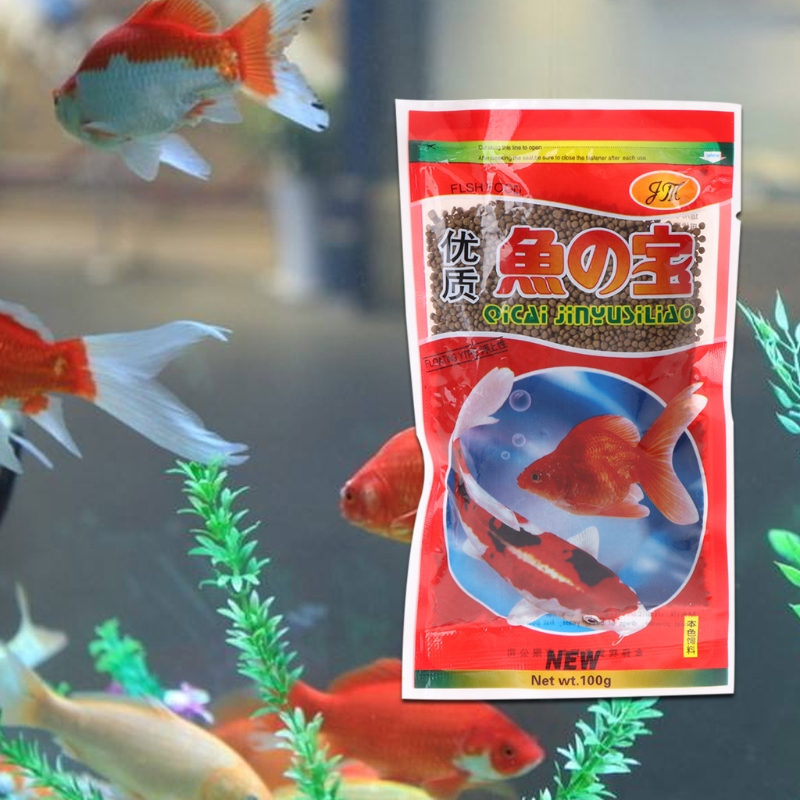 60g Fish Forage Grains Protein Aquarium Food Feeding For Goldfish Tropical Carp JUN26 dropship