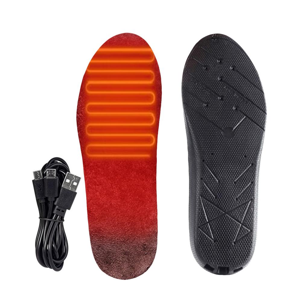 1500mAh USB Rechargeable Electric Heating Insoles Winter Warm Heated Insoles Sport Shoes Pads For Skiing Hunting