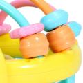 Soft Rubber Cartoon Bee Hand Knocking Rattle Dumbbell Early Educational Kid Bell Baby Bed Mobile Preschool Toy Interactive Hot