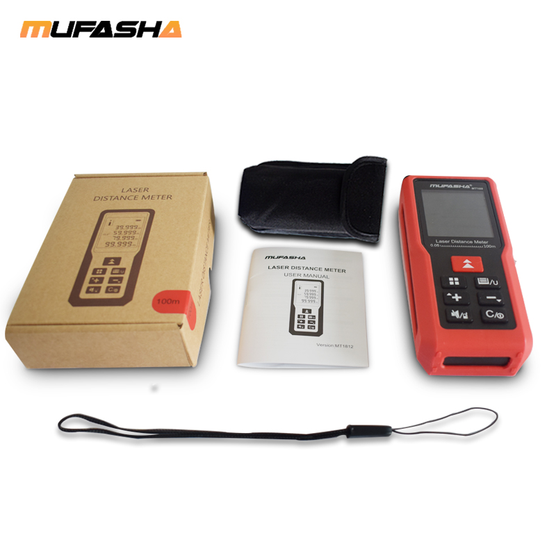 MUFASHA Professional Laser Measurer Distance Meter Degital Measuring Tape Range Finder