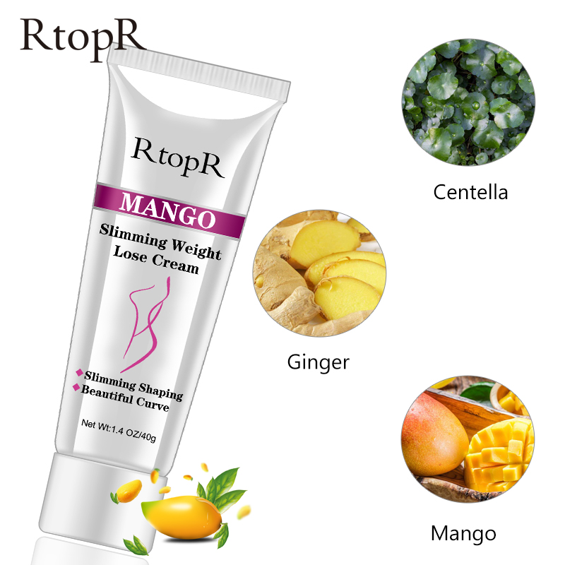 RtopR Slimming Body Cream Fast Burning Fat Weight Loss Firming Cream Cellulite Remover Burning Body Leg Waist Fat Skin Care 40g