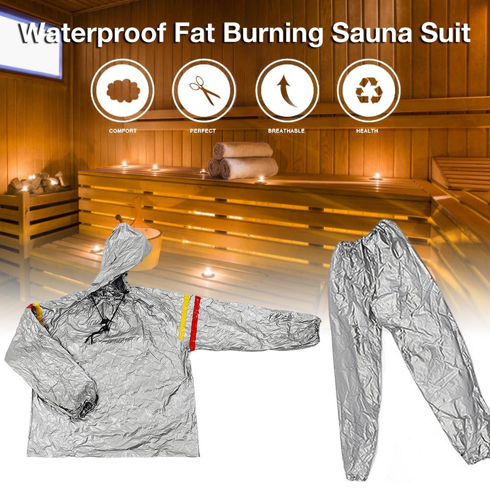 High Quality PVC Sauna Suit Waterproof Fat Burning Fitness Sweat Suit