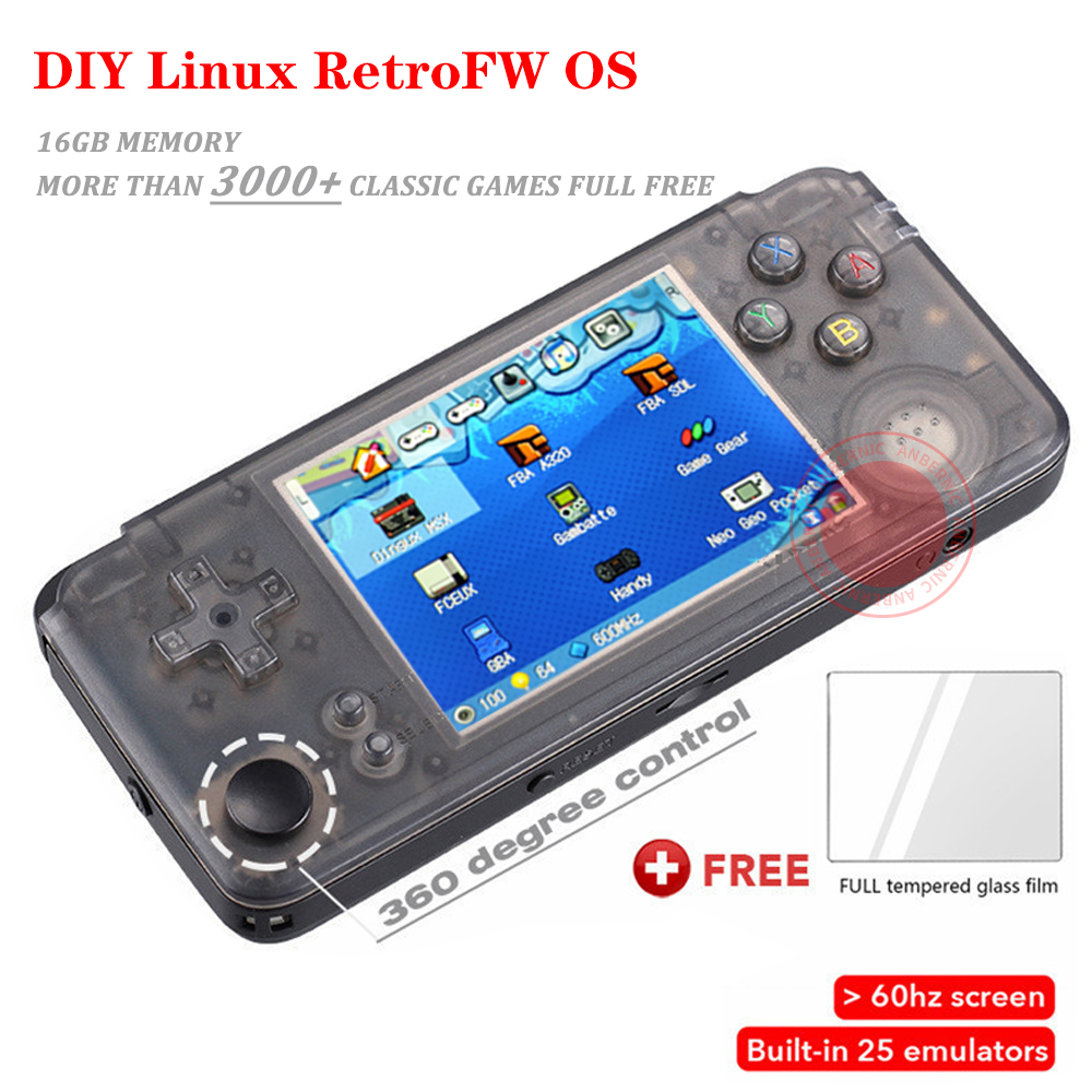 Rs-97 New Software 2.2 Retro Game Plus Anniversary Video game 3000 Games Omron 16G rs97 Family Gift consola retro ps1 IPS HD