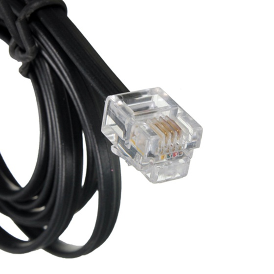 RJ11 6P4C Telephone Cable Cord ADSL Modem