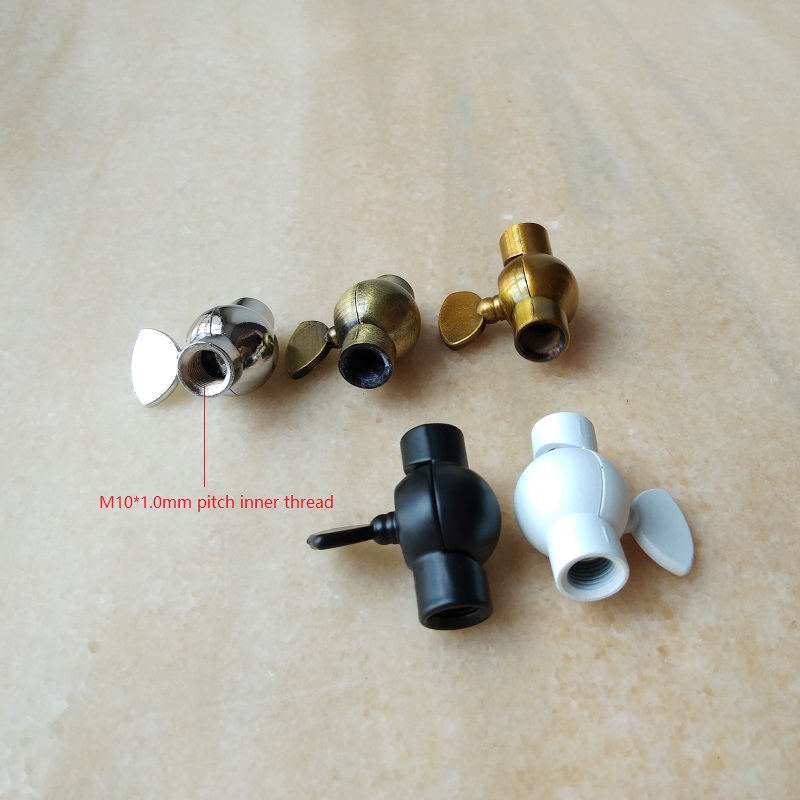 2Pcs/10Pcs, M10 Universal Joint Universal Connection Head for Connecting M10 Tube, Lighting Accessories DIY