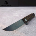 Camping folding pocket knife rescue tactical knife High quality D2 sharp folding knife