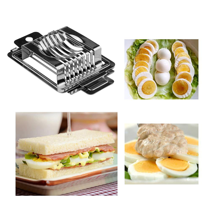 Multifunctional stainless steel egg slicer fruit and vegetable machine egg separator egg yolk egg cutter kitchen tool