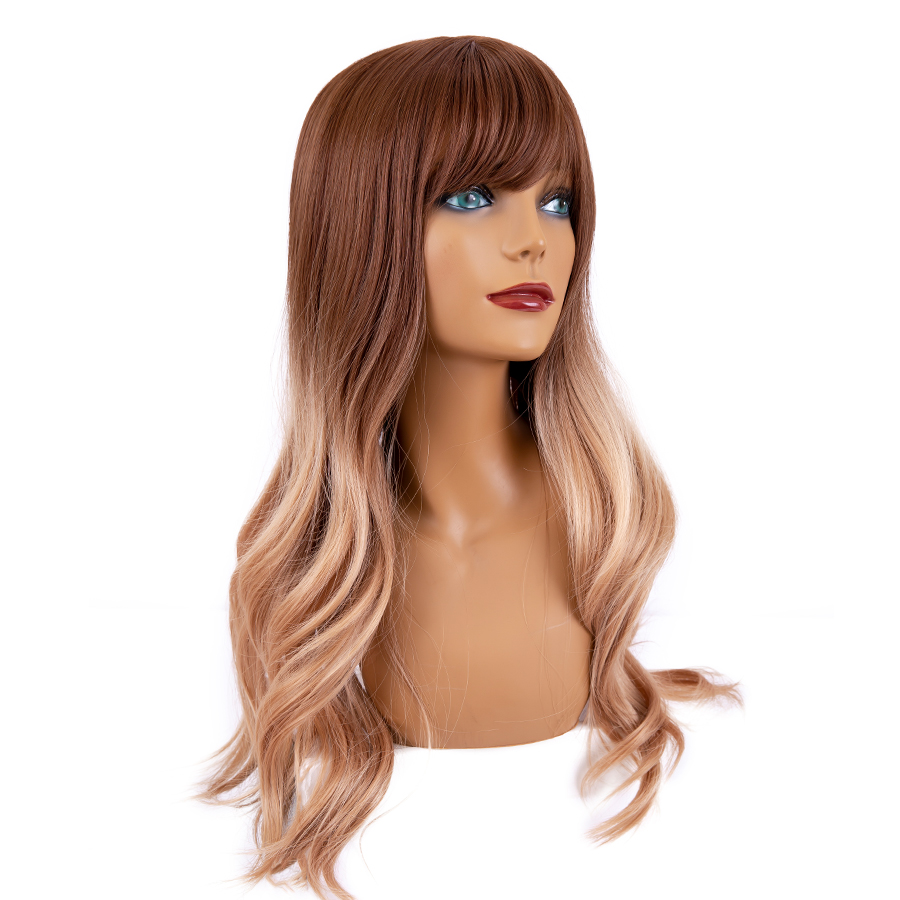 Popular Long Wavy Women Synthetic Wig For Party