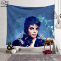 Michael Jackson pattern Funny cartoon Blanket Tapestry 3D Printed Tapestrying Rectangular Home Decor Wall Hanging style-3