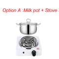 220V 1000/2000w Iron Burner Electric Stove Hot Plate Portable Kitchen Cooker Coffee Heater Milk Soup Durable electric stove