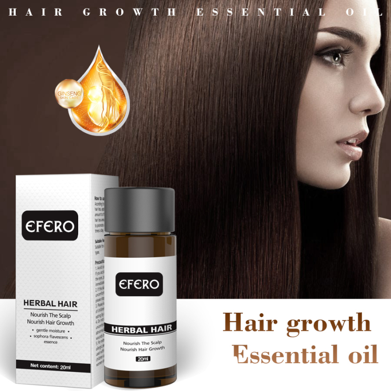 Efero Hair Care Hair Growth Essential Oils Hair Loss Dense Hair Fast Hair Growth Oil Grow Restoration Growing Serum TSLM2