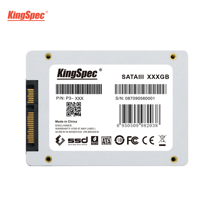 KingSpec 2.5inch SSD SATAIII SSD 128GB 256GB 480GB SSD 512gb 960GB HDD 2.5Inch SSD internal solid Hard Drive Disk