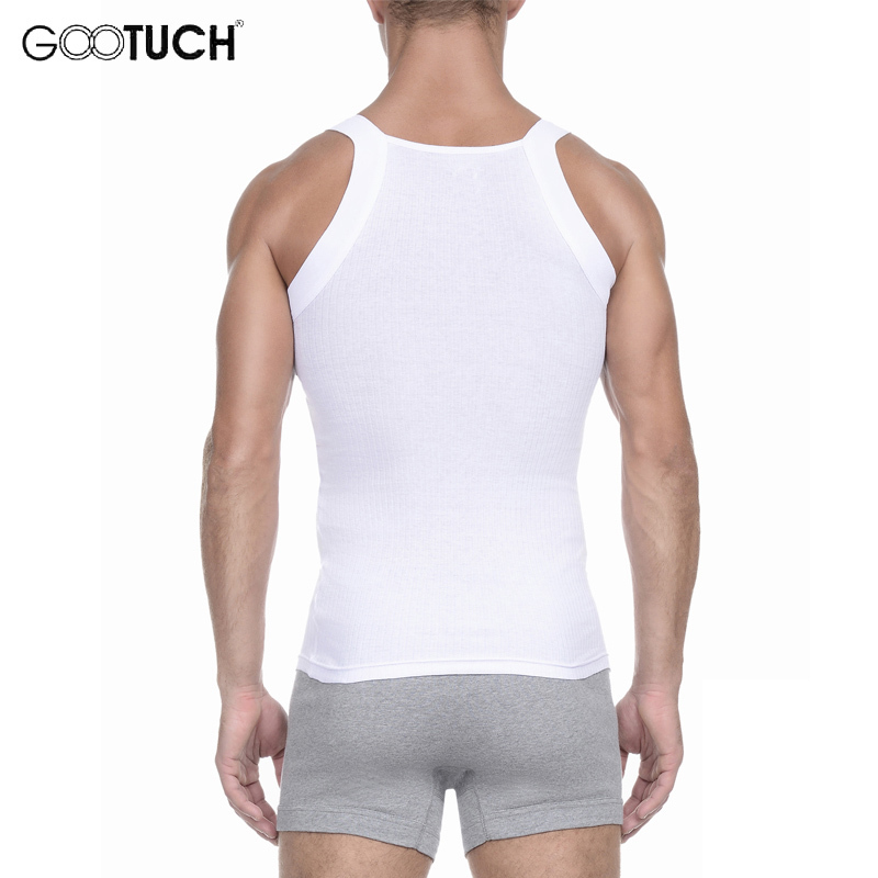 Mens Cotton Undershirt Sleeveless Shirt Compression Underwear Breathable Man Tank Camiseta Masculina Plus Size Singlet Vest 5257